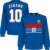 Frankrijk 1998 Zidane 10 Retro Sweater – Blauw – 3XL