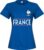 Frankrijk Dames Team T-Shirt – Blauw – S