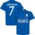 Frankrijk Griezmann 7 Team T-Shirt – Blauw – XXXXL