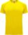 Geel unisex sportshirt korte mouwen Bahrain merk Roly maat S