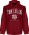 Georgië Rugby Hoodie – Donker Rood – M