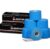 Gladiator Sports Kinesiotape – Kinesiologie Tape – Waterbestendige & Elastische Sporttape – Fysiotape – Medical Tape – 6 Rollen – Blauw