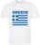 Griekenland – Greece – Ελλάδα – T-shirt Wit – Voetbalshirt – Maat: XXL – Landen shirts