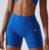 Gymcherries Maia Dames Fitness Short Blauw Sapphire – M