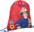 gymtas junior 1,6 liter polyester rood/blauw