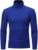 Heren T-shirts Coltrui Lange Mouw Slim Fit Tops Thermische Shirt Mannelijke T Shirts Effen Kleur Winter Elastische Bovenstuk Pullover-Blauw-XL