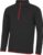 Herensportshirt ‘Cool 1/2 Zip Sweat’ Black/Red – XL