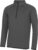 Herensportshirt ‘Cool 1/2 Zip Sweat’ Solid Charcoal/Black – L