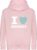 Hooded Sweater Zebra zacht roze – mint 140-152