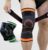 Inuk – Elastische Knieband Brace – Oranje/Zwart – Maat S (check tabel ! – verkrijgbaar in S/M/L/XL (geen kledingmaat!) – met straps voor maxmimale stevigheid – ook in helemaal…