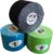 Inuk Kinesiotape High Quality – 3 rollen – Zwart Blauw Lime – Blijft goed zitten ook in de douche – betaalbare kwaliteit