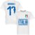 Italië Immobile 17 Team T-Shirt – Wit – Kinderen – 116