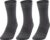 Jako – leisure socks 3-pack – leisure socks 3-pack – 35-38 – antraciet