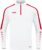 Jako Power Ziptop Heren – Wit / Rood | Maat: 3XL