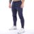 Joggingbroek heren – Trainingsbroek heren – Joggingbroek heren volwassenen – Sweatpants – Sportbroek heren – Lange sportbroek met rits – Aansluitend – Maat S – Blauw