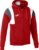 Joma Confort III Sweater Met Kap Heren – Rood / Wit / Donkergrijs Gemeleerd | Maat: 2XL