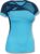 Joma Supernova II Shirt Korte Mouw Dames – Fluor Turquoise / Marine | Maat: XL