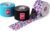 Just Tape It – Kinesiotape set – 3 rollen kinesiologie tape – Blauw, Zwart & Graphic Shuffle patroon – 5cm x 5m