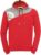 Kempa Core 2.0 Hoody Kind Rood-Donker Grijs Melange Maat 116