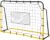 Kickback voetbal Rebounder – Stuitbaltrainer – Verstelbaar -184 x 123 cm – Geel/Zwart