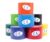 Kinesiology Tape/ Sport tape/ Kinesio/ 3 stuks: zwart, blauw, roze in één verpakking