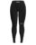 Knapman Ladies Zoned Compression Long Pants 25% Zwart | Compressiebroek lang (Legging) voor Dames | Maat L