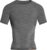 Knap’man Pro Performance Baselayer Shirt voor Heren | Baselayer Compressieshirt | Korte mouwen | Grijs Melange | Maat L