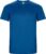 kobalt blauw unisex ECO sportshirt korte mouwen ‘Imola’ merk Roly maat S