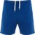 Kobalt Blauwe heren sportbroek met contrast kleur band in zijnaad en elastische band met koord model Lazio maat XL