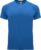 Kobaltblauw unisex sportshirt korte mouwen Bahrain merk Roly maat S