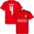 Kroatië Perisic Team T-Shirt 2021-2022 – Rood – Kinderen – 92/98