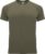 Legergroen unisex sportshirt korte mouwen Bahrain merk Roly maat M