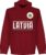 Letland Team Hoodie – Bordeaux Rood – L