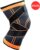 Livano Kniebrace – Sportbrace Knie – Knee Sleeves – Knee Sleeves Powerlifting – Compressie Knie Brace – Knee Wraps – Knee Support – Dames – Heren – Oranje – Maat XXXXL