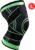 Livano Kniebrace – Sportbrace Knie – Knee Sleeves – Knee Sleeves Powerlifting – Compressie Knie Brace – Knee Wraps – Knee Support – Dames – Heren – Groen – Maat L