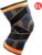 Livano Kniebrace – Sportbrace Knie – Knee Sleeves – Knee Sleeves Powerlifting – Compressie Knie Brace – Knee Wraps – Knee Support – Dames – Heren – Oranje – Maat XL