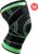 Livano Kniebrace – Sportbrace Knie – Knee Sleeves – Knee Sleeves Powerlifting – Compressie Knie Brace – Knee Wraps – Knee Support – Dames – Heren – Groen – Maat M