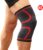 Livano Sportbrace Knie – Kniebrace – Knee Sleeves Powerlifting – Knee Support – Compressie Knie Brace – Knee Wraps – Dames – Heren – Rood – Maat XL