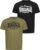 Lonsdale Morham T-shirt Met Korte Mouwen Groen,Zwart L Man