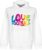 Love Football Hoodie – Wit – M