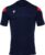 Macron Polis Shirt Korte Mouw Heren – Marine / Rood | Maat: L