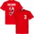 Maldini 3 Gallery T-Shirt – Rood – 3XL