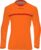 Masita | Keepershirt Heren & Dames Lange Mouwen – Elleboogpolstering – Soepele Lichte Stof – 100% Polyester – NEON ORANGE/RED – 128