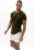 MEAUXGLIT Sportshirt Heren – Bestseller – Tshirts Heren – Jungle Groen Long Fit – Slim Fit – Gym – Fitness – Running – Padel – Outdoor – Indoor (Maat L)