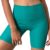 Merk – Fitness short dames – bikershort – sportshort – aqua groene korte broek dames – zomerbroek – M