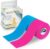 Mobiclinic – Set van 2 Kinesiotape – Roze en Blauw – Neuromusculaire Bandage – 5mx5cm – Mobitape