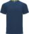 Navy Blue 4 Pack unisex snel drogend Premium sportshirt korte mouwen ‘Monaco’ merk Roly maat XL