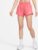 Nike W NK SWOOSH SHORT VENEER VERS Dames Sportbroek – Roze – Maat L