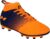 Nivia Ashtang Football Stud voor heren | TPU Sole met PU synthetisch leer | Een gevormde verwijderbare E.VA (zwart, oranje) EURO – 38