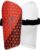 NIVIA Unisex-Adult 805OR Shinguard ( Orange, Size-M ) Material-Plastic | Highly Reliable | Great Safety